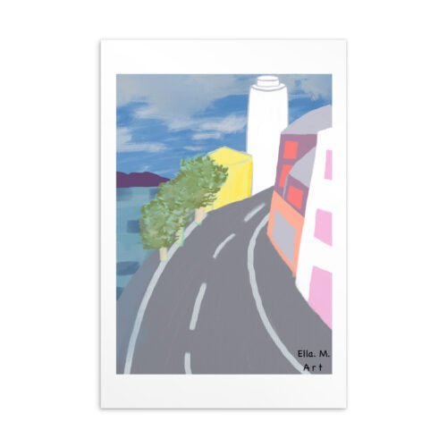 Urbanisation Art Postcard